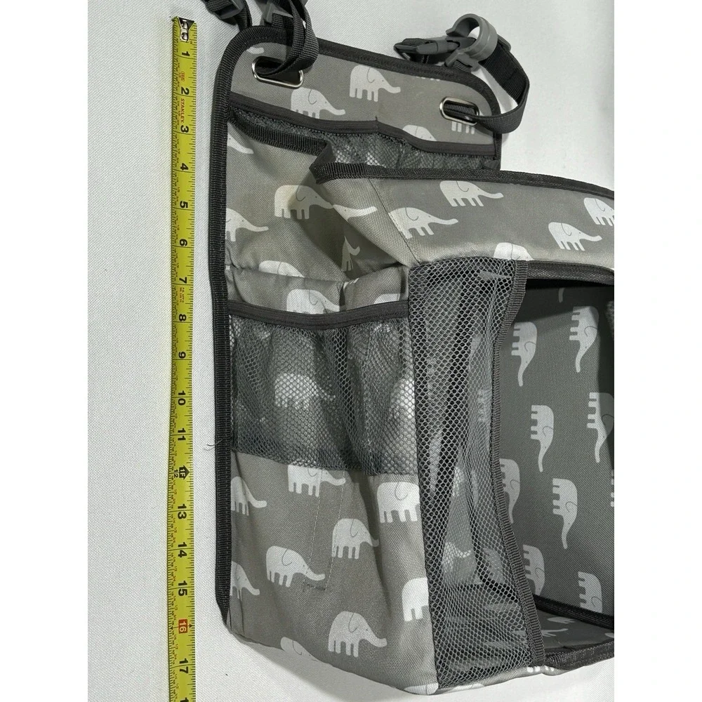 Hanging Diaper Caddy Organizer - Diaper Stacker for Changing Table, Hooks, Hang